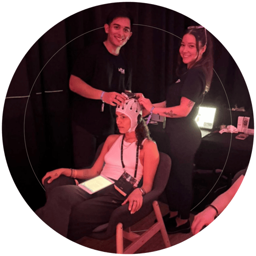 Neurofeedback training session at Vital Brain Health