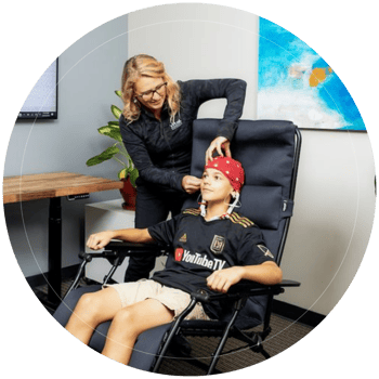 In-office neurofeedback training at Vital Brain Health